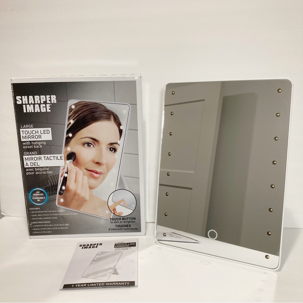 Sharper Image Touch LED Mirror Dimming NEW